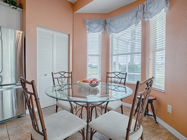 view of dining area