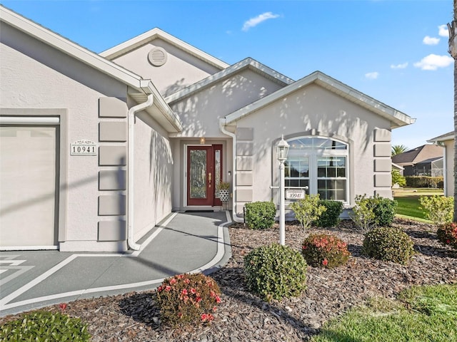 view of exterior entry with french doors