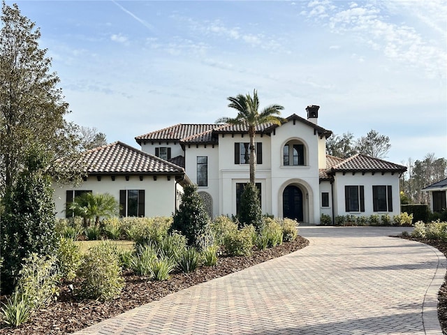 view of mediterranean / spanish house