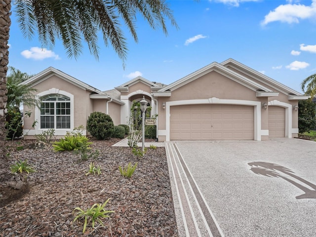 ranch-style house with a garage