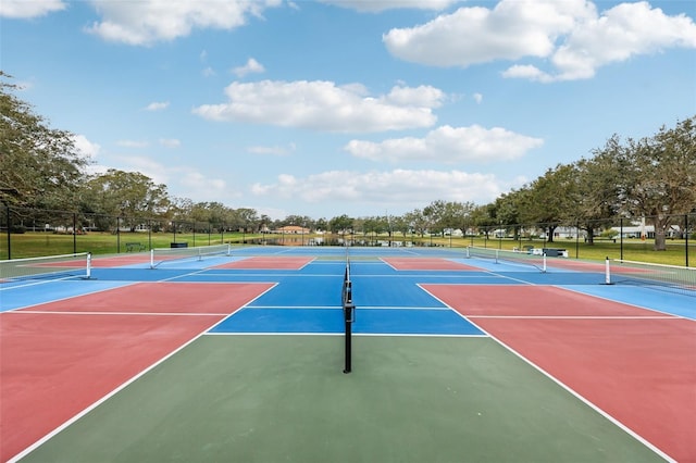 view of sport court