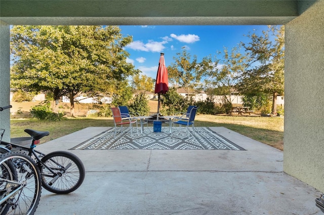 view of patio