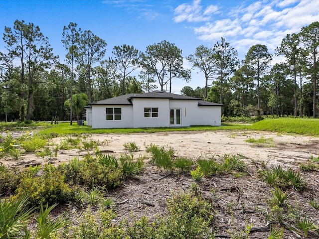 view of back of property