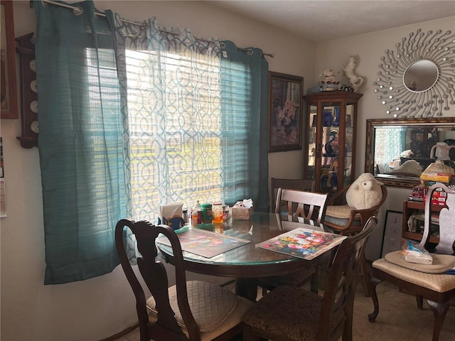 view of dining room