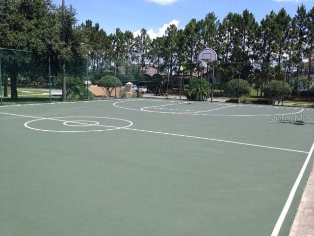 view of basketball court