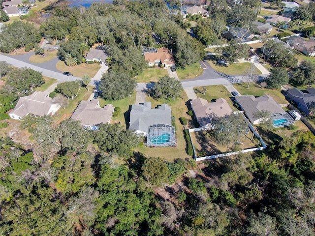 bird's eye view featuring a residential view