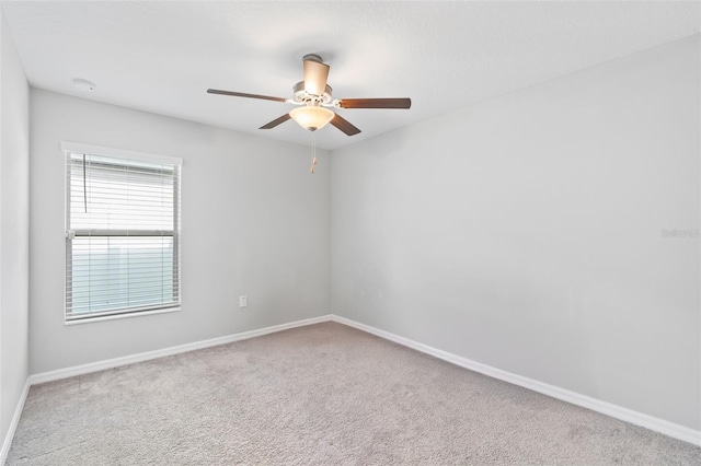 13557 Willow Bluestar Loop, Riverview, FL 33579 - unfurnished room featuring baseboards, carpet floors, and a ceiling fan