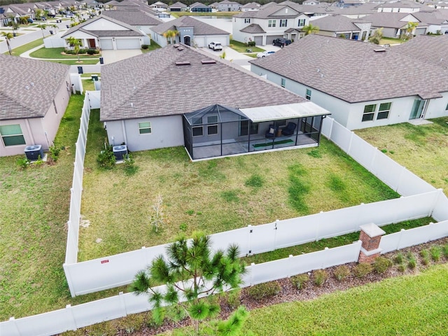 13557 Willow Bluestar Loop, Riverview, FL 33579 - aerial view with a residential view
