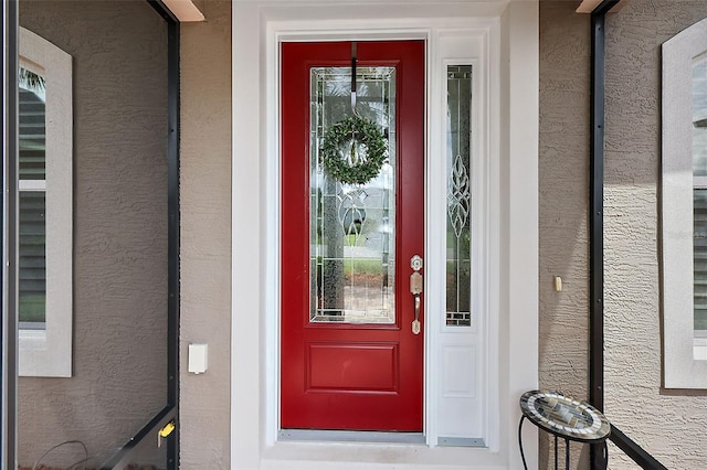 view of entrance to property