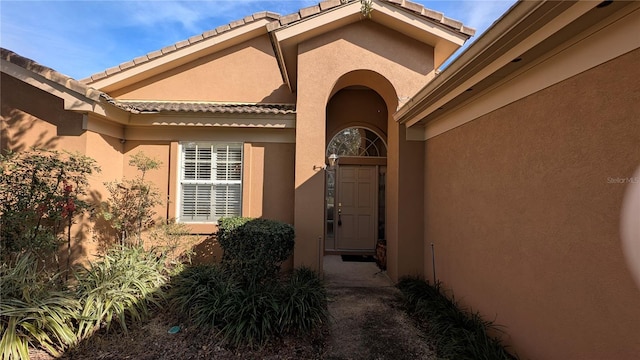 view of entrance to property