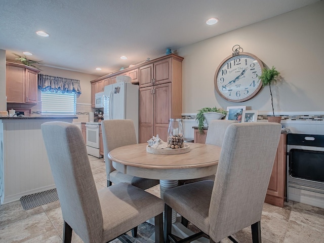 view of dining space