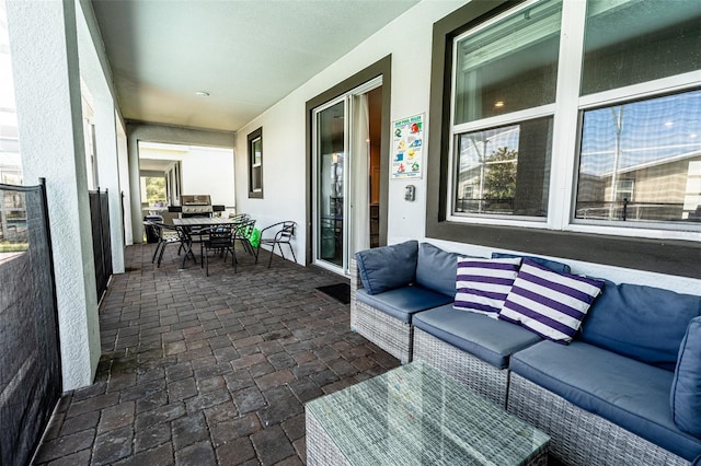 1257 Challenge Dr, Davenport, FL 33896 - view of patio with outdoor dining area and outdoor lounge area