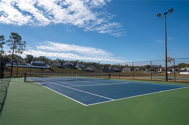 view of sport court