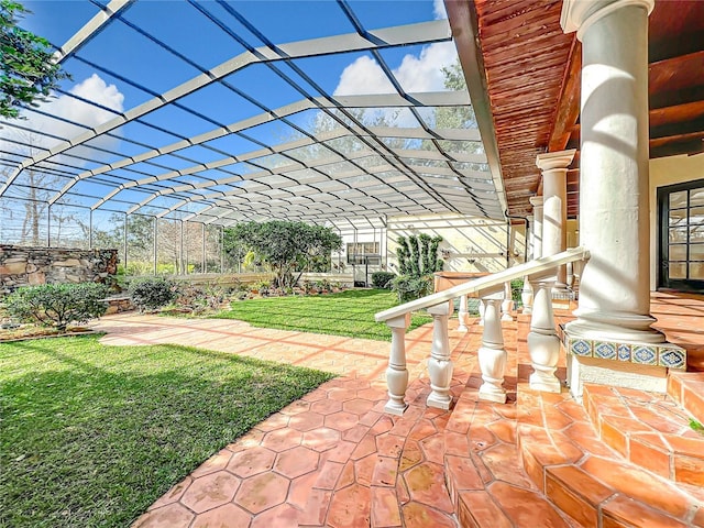 view of patio