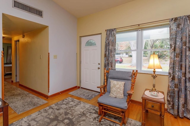 interior space featuring light hardwood / wood-style floors