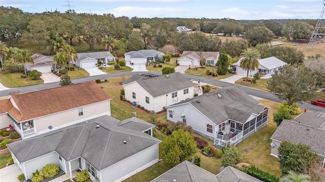 drone / aerial view featuring a residential view