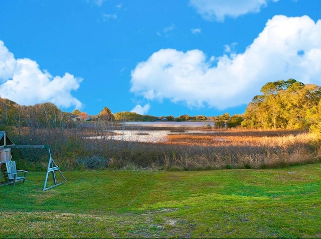 exterior space with a rural view