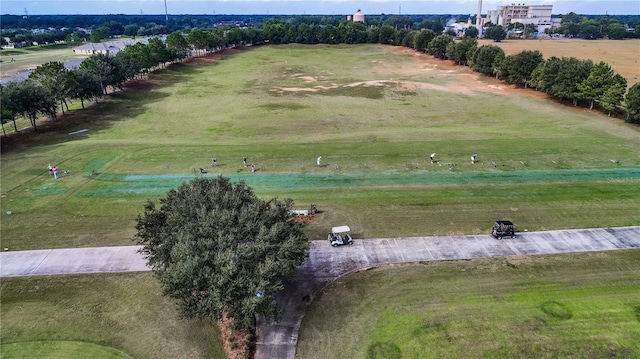 bird's eye view featuring a rural view