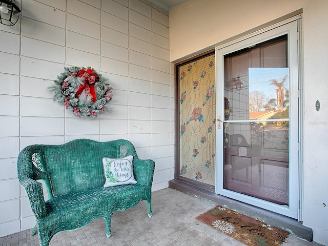 view of entrance to property