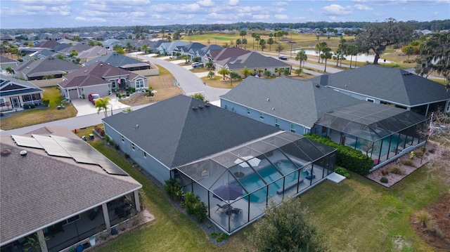 birds eye view of property featuring a residential view