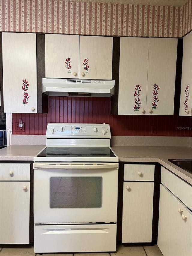 kitchen with electric stove