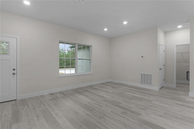 foyer featuring light hardwood / wood-style flooring