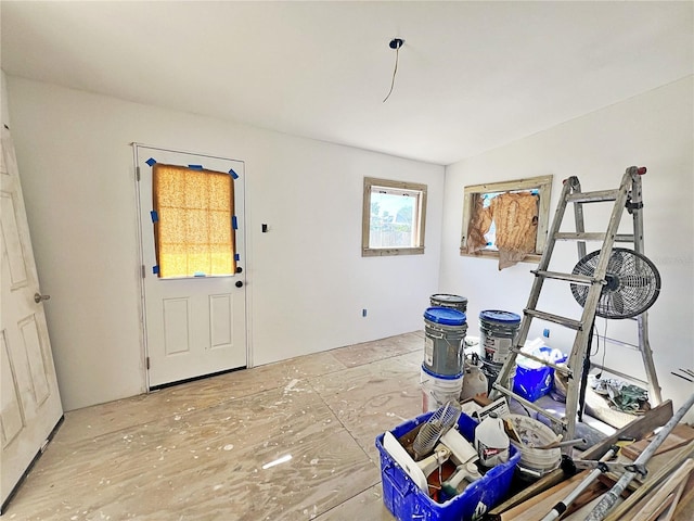 view of entrance foyer