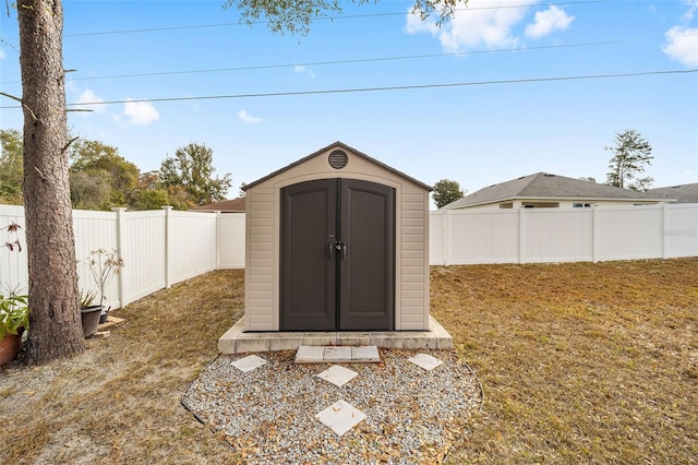 view of outbuilding