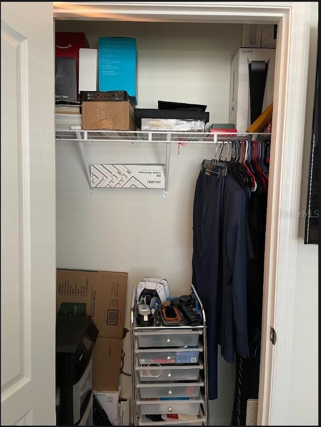 view of closet