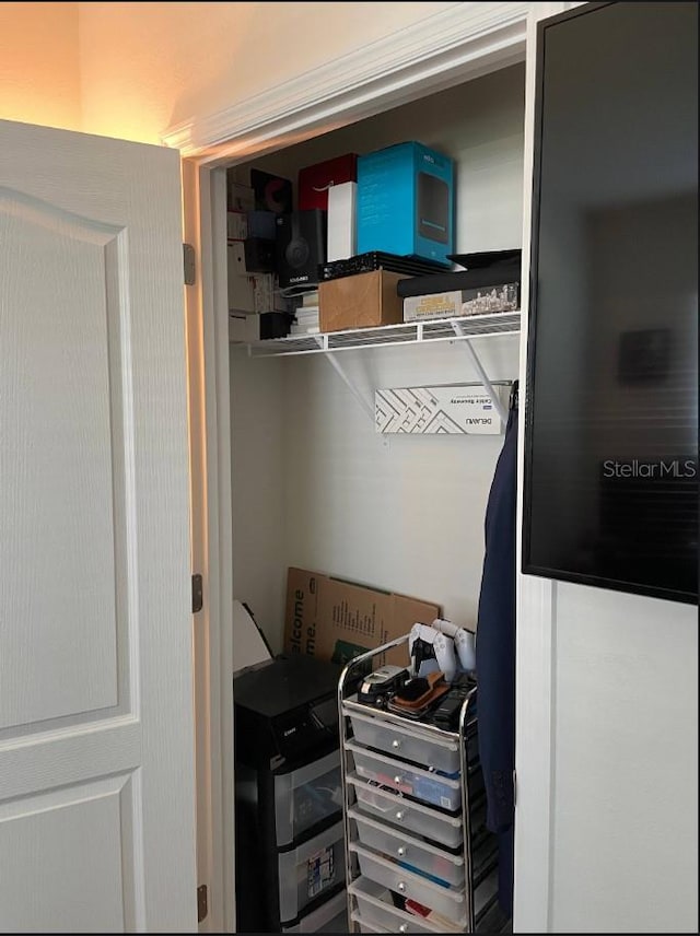 view of closet