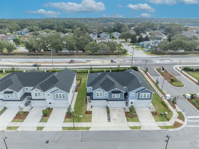 drone / aerial view featuring a residential view