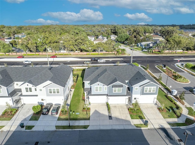 bird's eye view featuring a residential view