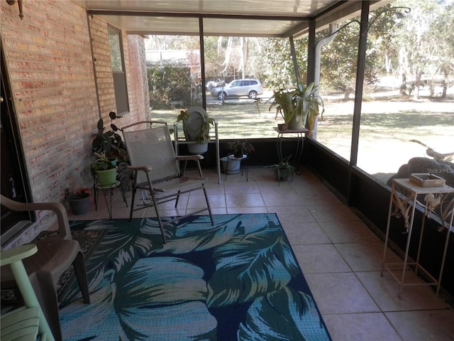 sunroom featuring a healthy amount of sunlight