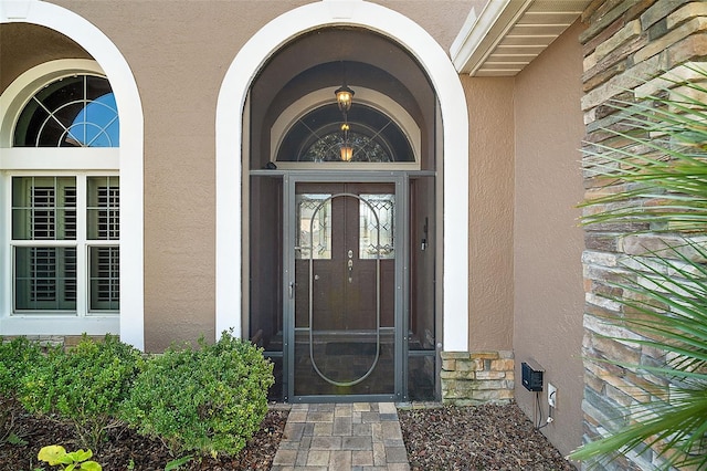 view of entrance to property