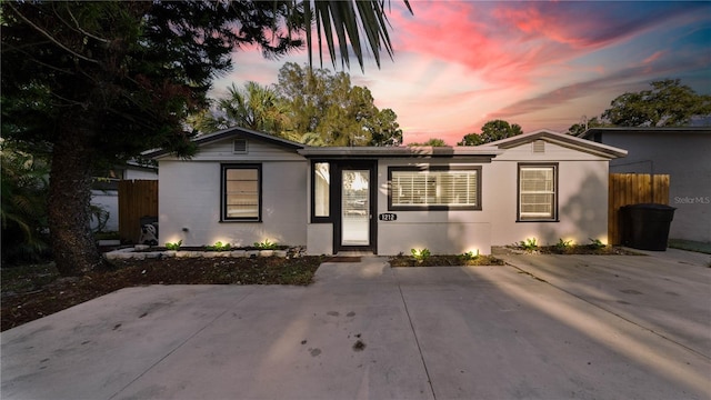 view of ranch-style house