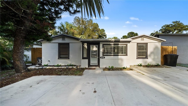 view of ranch-style home