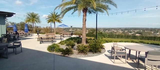 view of home's community featuring a patio