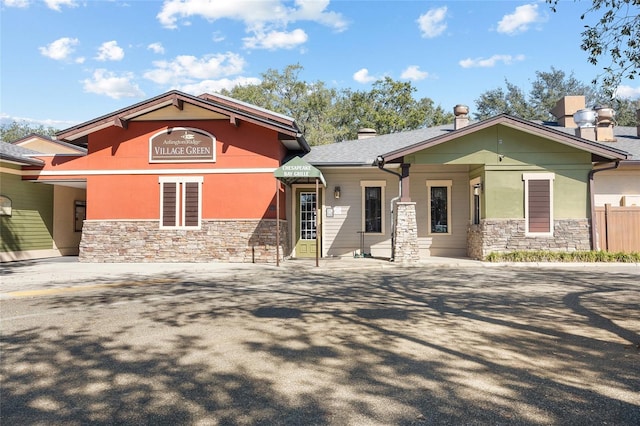 view of front of home