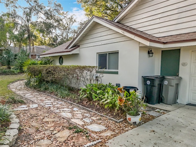 view of side of property