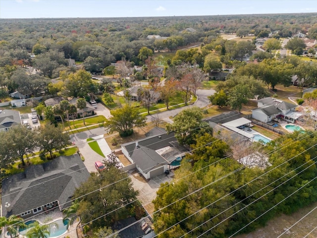 aerial view featuring a residential view