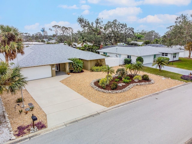 ranch-style house with a garage