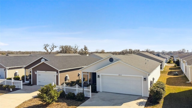 ranch-style house with a garage