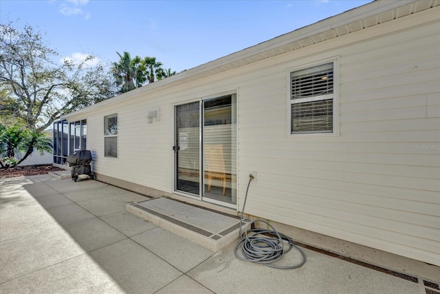 view of patio / terrace featuring grilling area