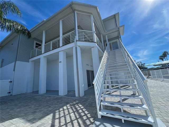 view of rear view of property