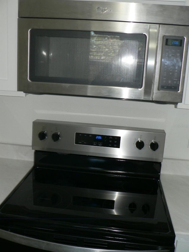 details featuring stainless steel appliances