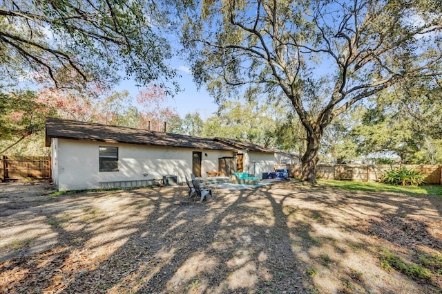 view of rear view of property