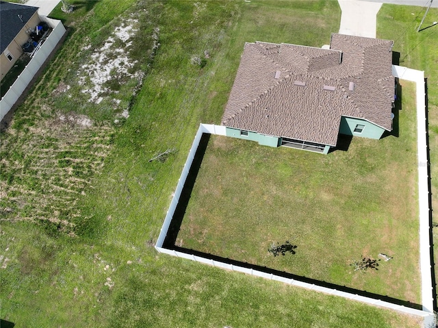 view from above of property