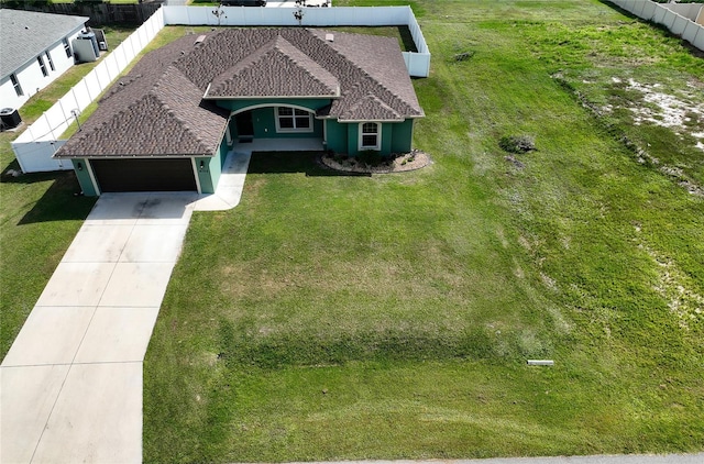 view of subject property