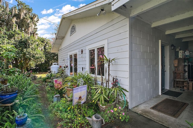 view of side of home