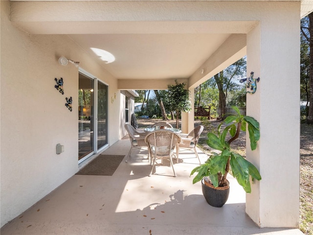 view of patio